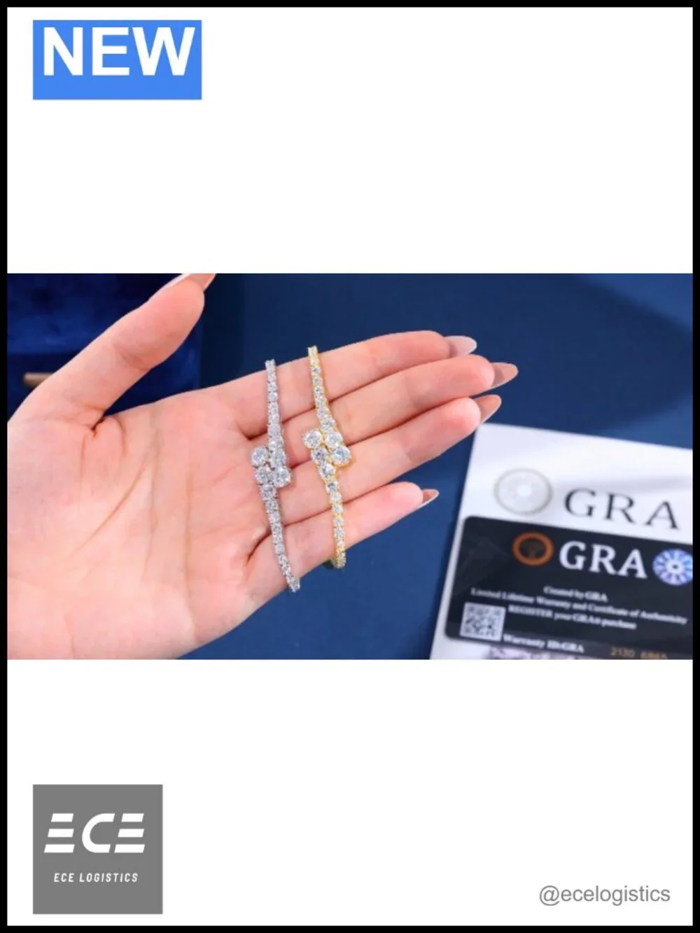 Moissanite Tennis Bracelet 925 Sterling Silver Adjustable Bolo 5-9.5in